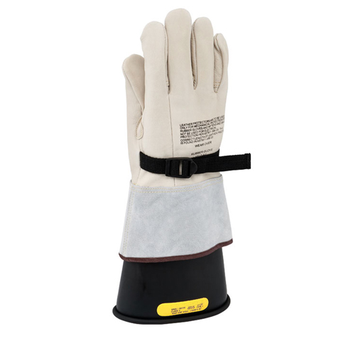 leather electrical gloves